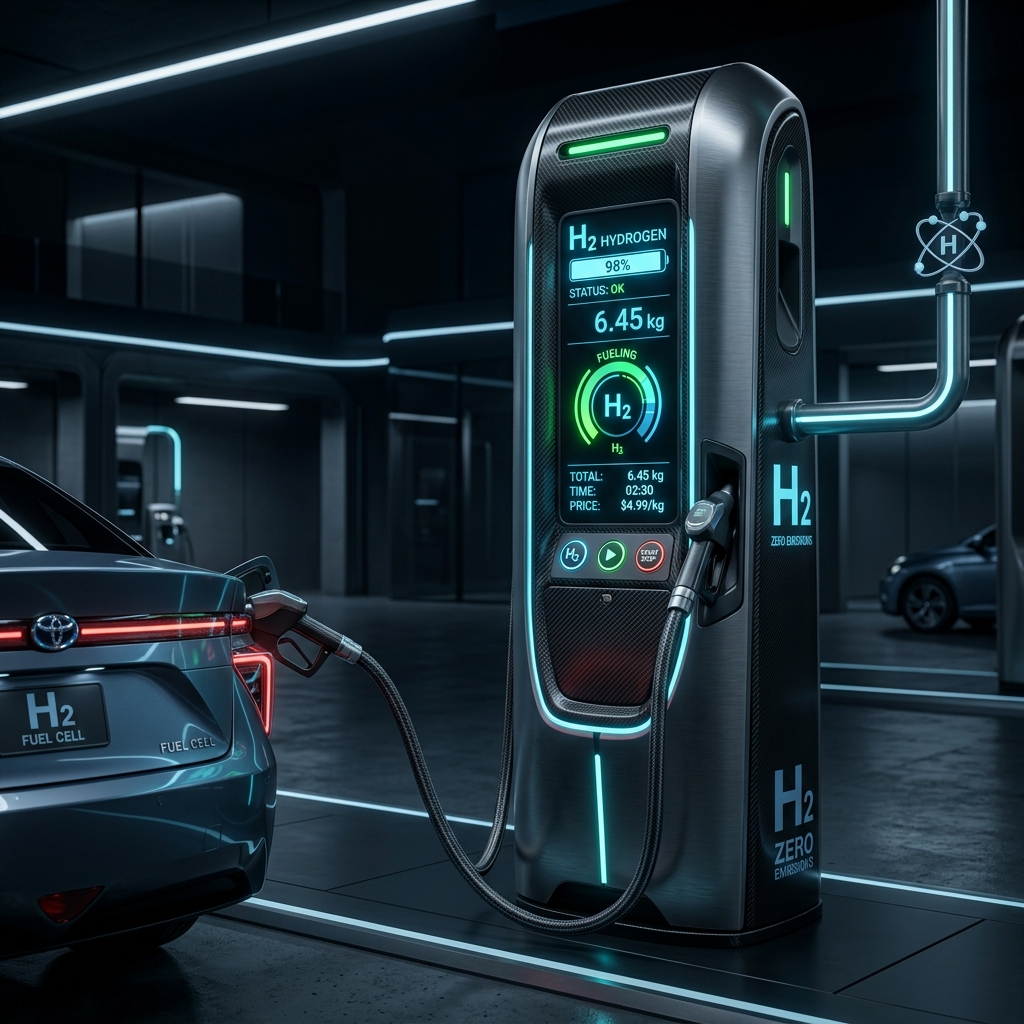 Hydrogen dispenser visual